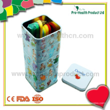 Medical Disposable Sterile Plastic Tongue Depressor With Tin Box